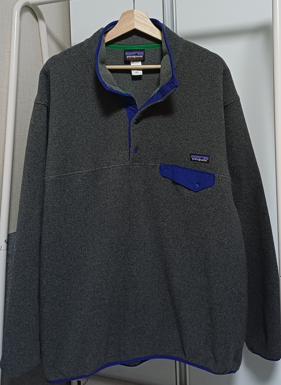 [L] 파타고니아 신칠라 스냅티 니켈 / 블루 상품이미지1