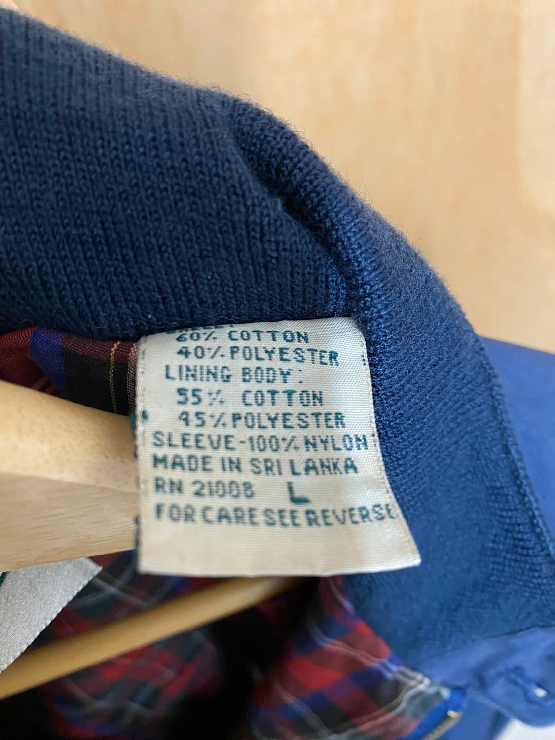 80~90's IZOD LACOSTE harrington jacket 상품이미지7