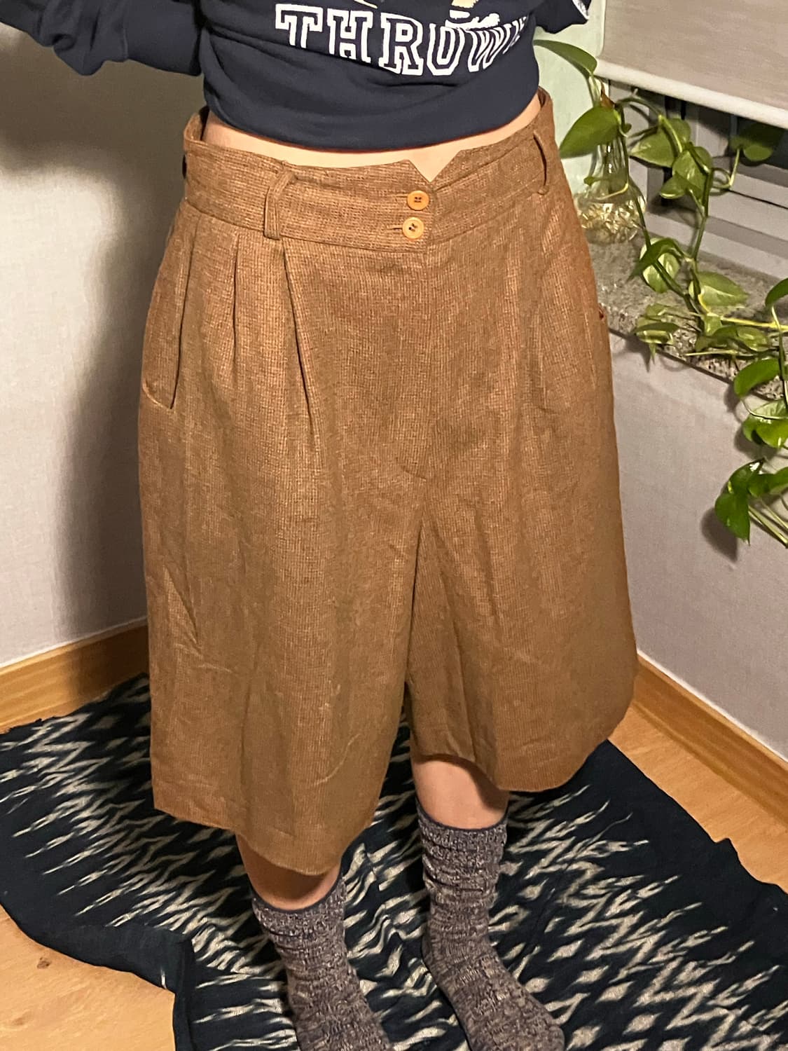 Bean pole wool 반바지 상품이미지1