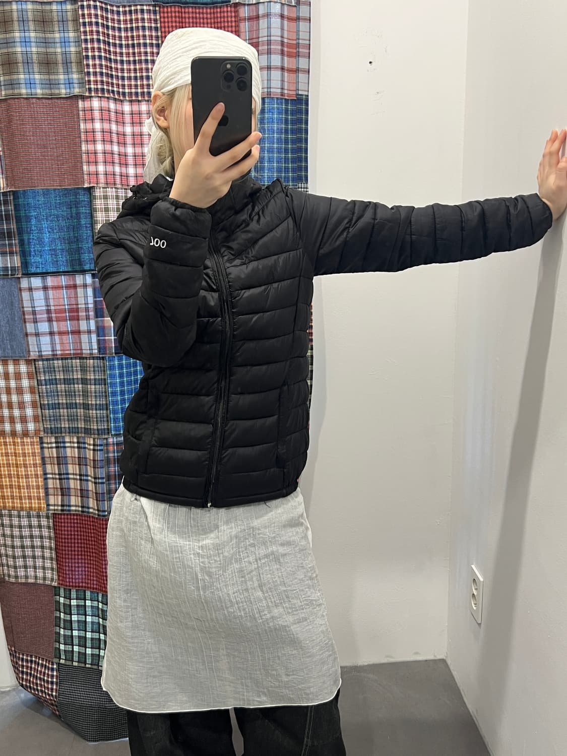 노스페이스 후드 경량 패딩 상품이미지4