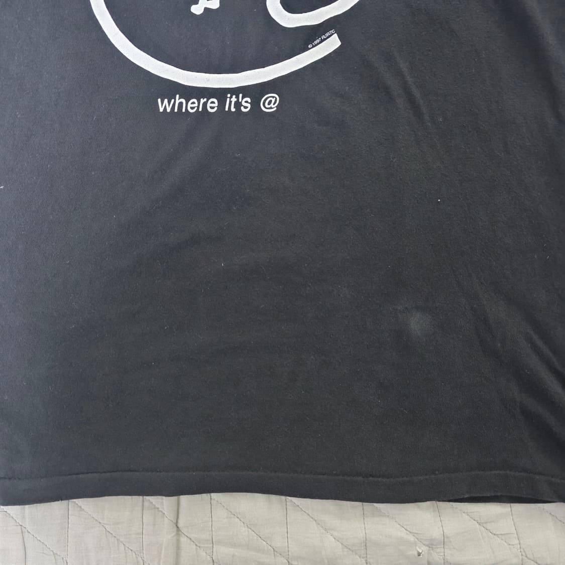 [XL] 90s 카멜 where it's @ 빈티지 티셔츠 ver 크롭 상품이미지3
