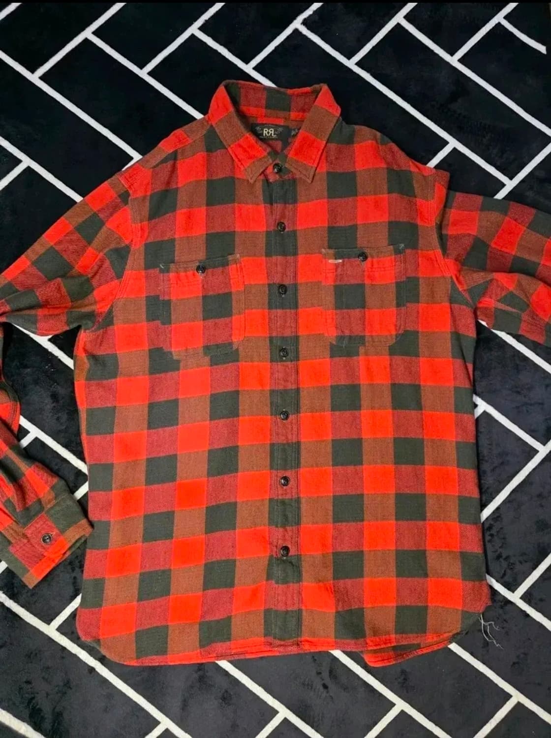 더블알엘 버팔로 체크셔츠 L 상품이미지1