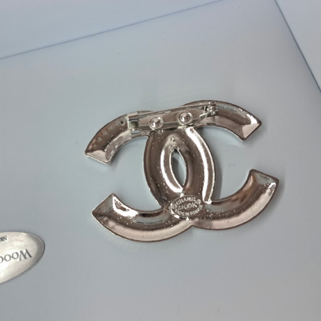 샤넬 브로치 블랙파베 빈티지 펜던트 상품이미지4