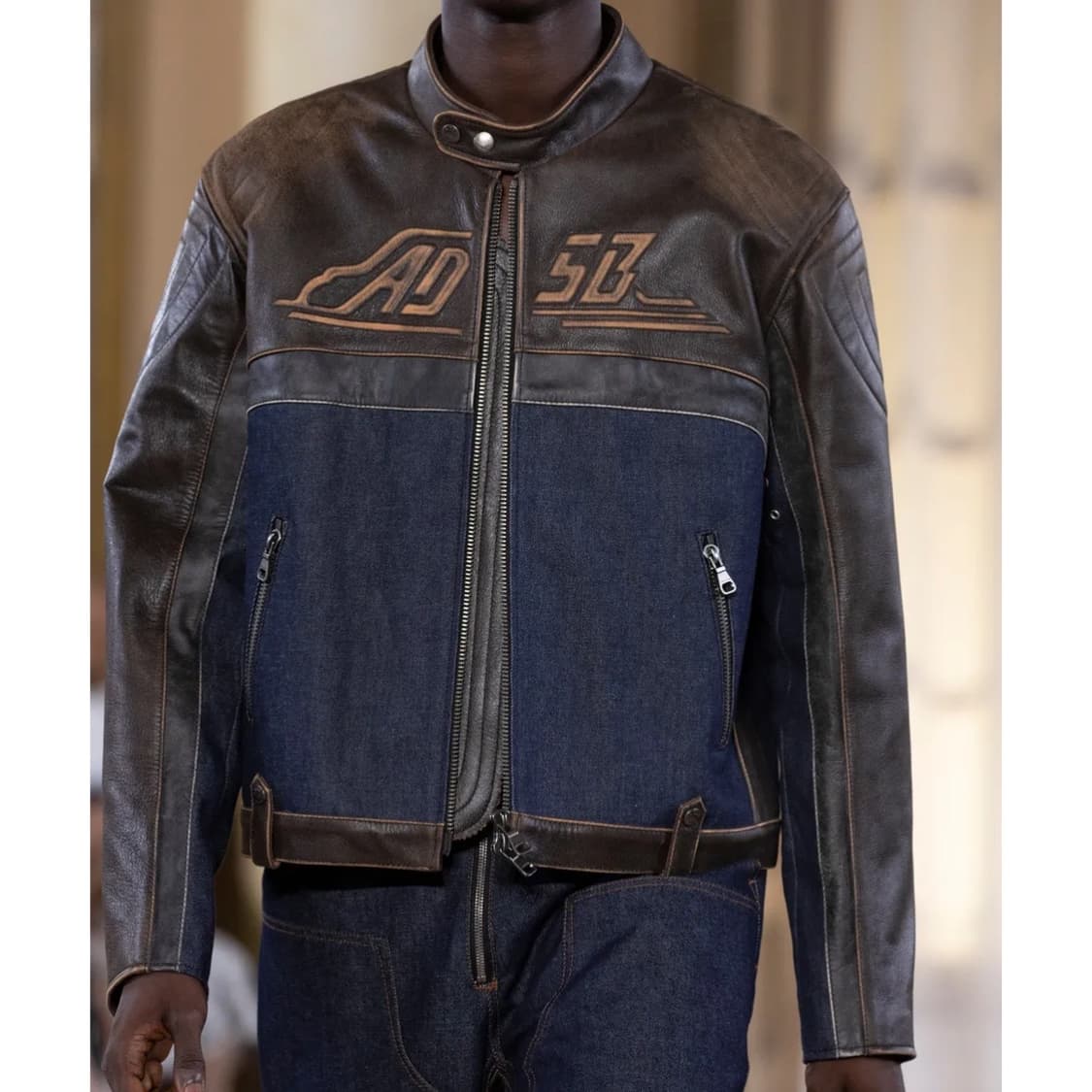 24ss 앤더슨벨 24 레이싱 레더 자켓 상품이미지4