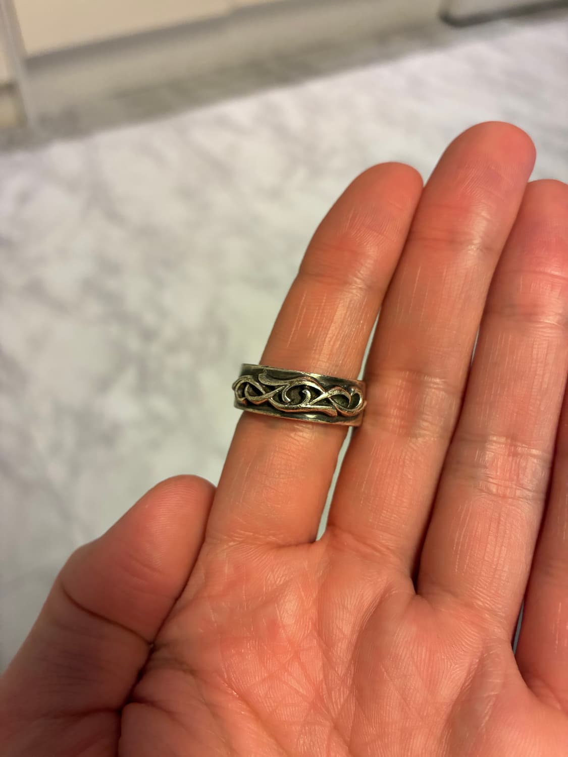 [us8] 크롬하츠 더블 네로우 바인 밴드링 상품이미지3