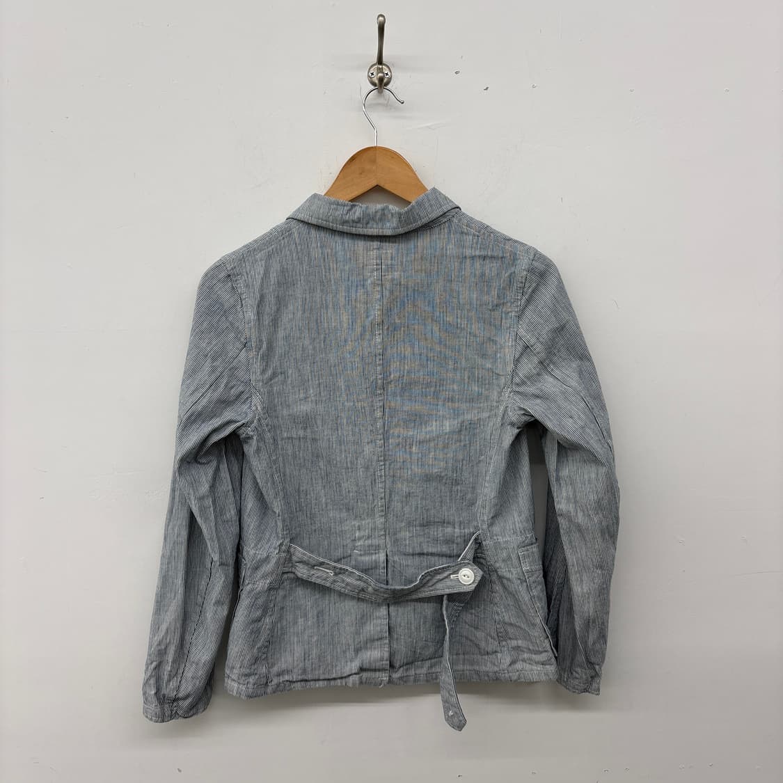 빔즈 빈티지 스트라이프 워크 자켓 여성 S 상품이미지5