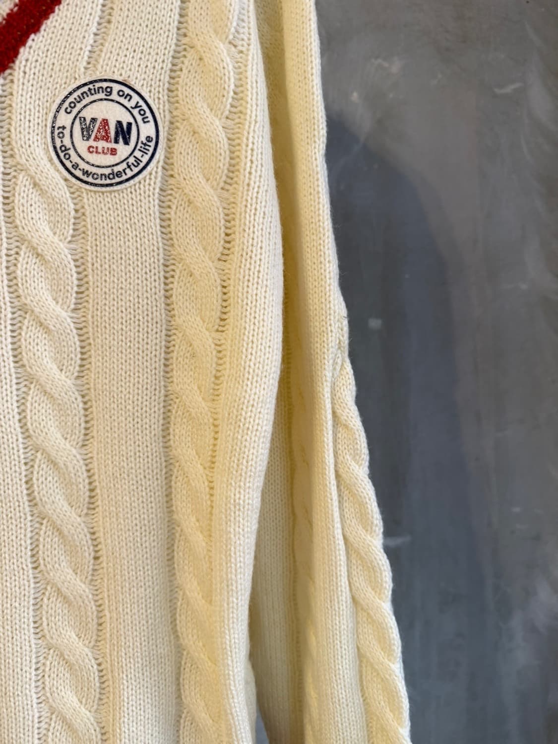 VAN 반자켓 크리켓 니트 100~103 상품이미지3