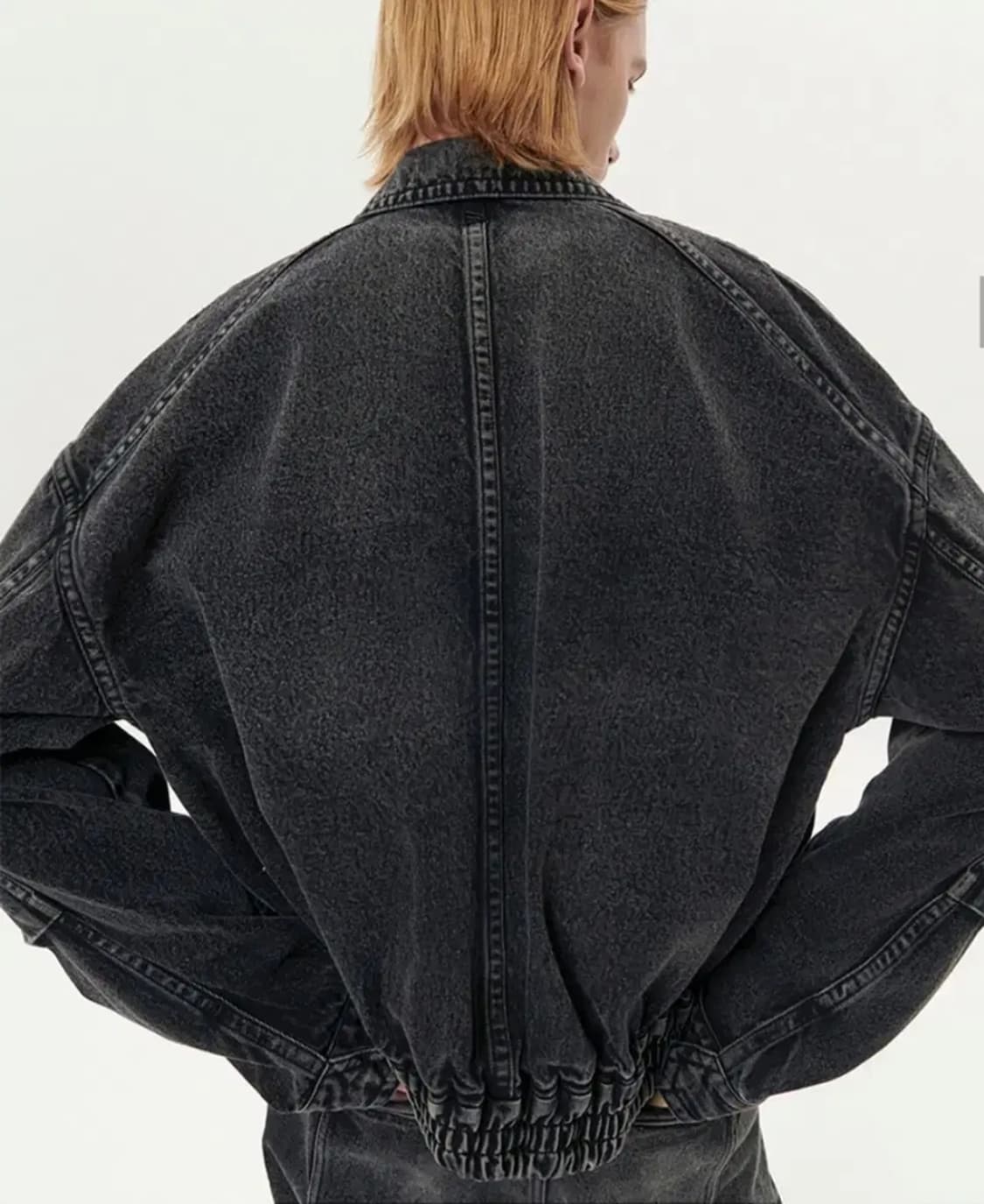 DNSR 디앤에스알 블랙 데님 트러커 상품이미지5