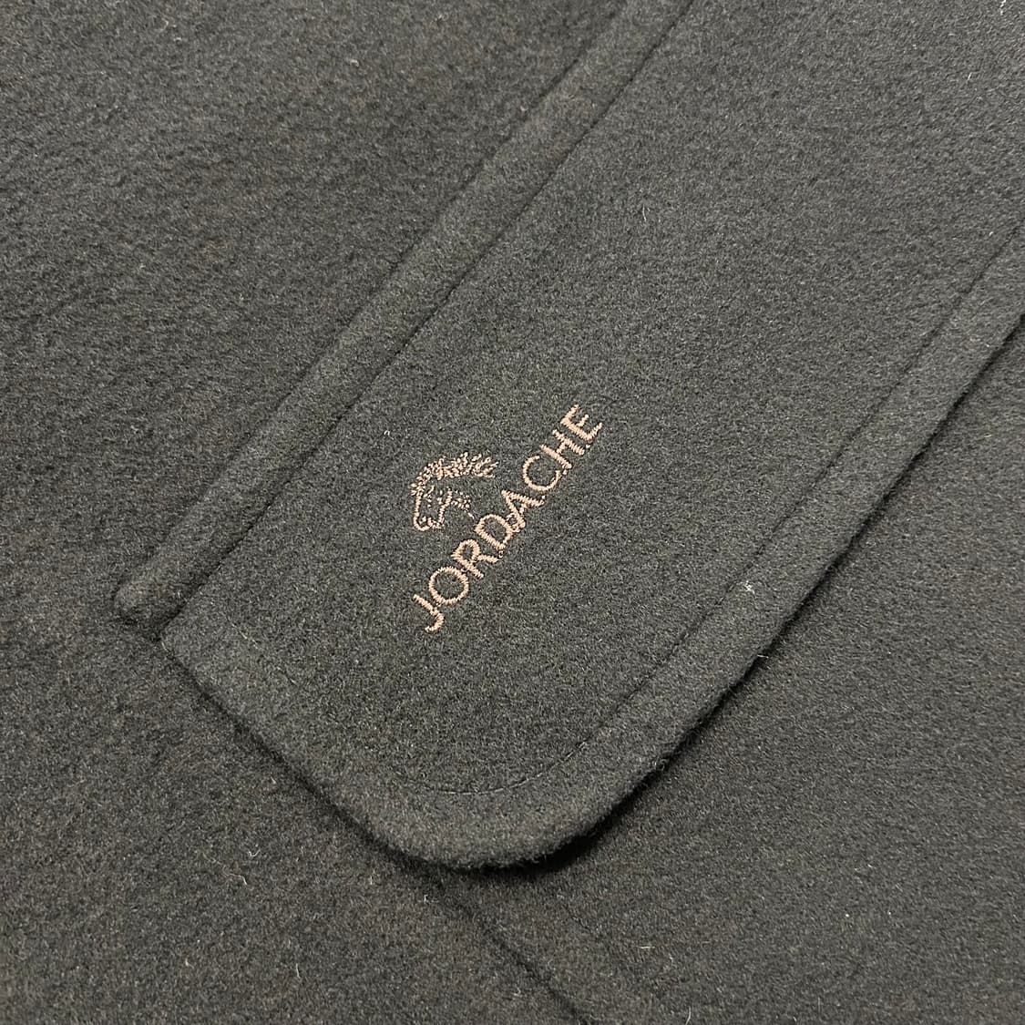 [L] 죠다쉬 JORDACHE 울 브라운 카라 블랙 자켓 상품이미지6