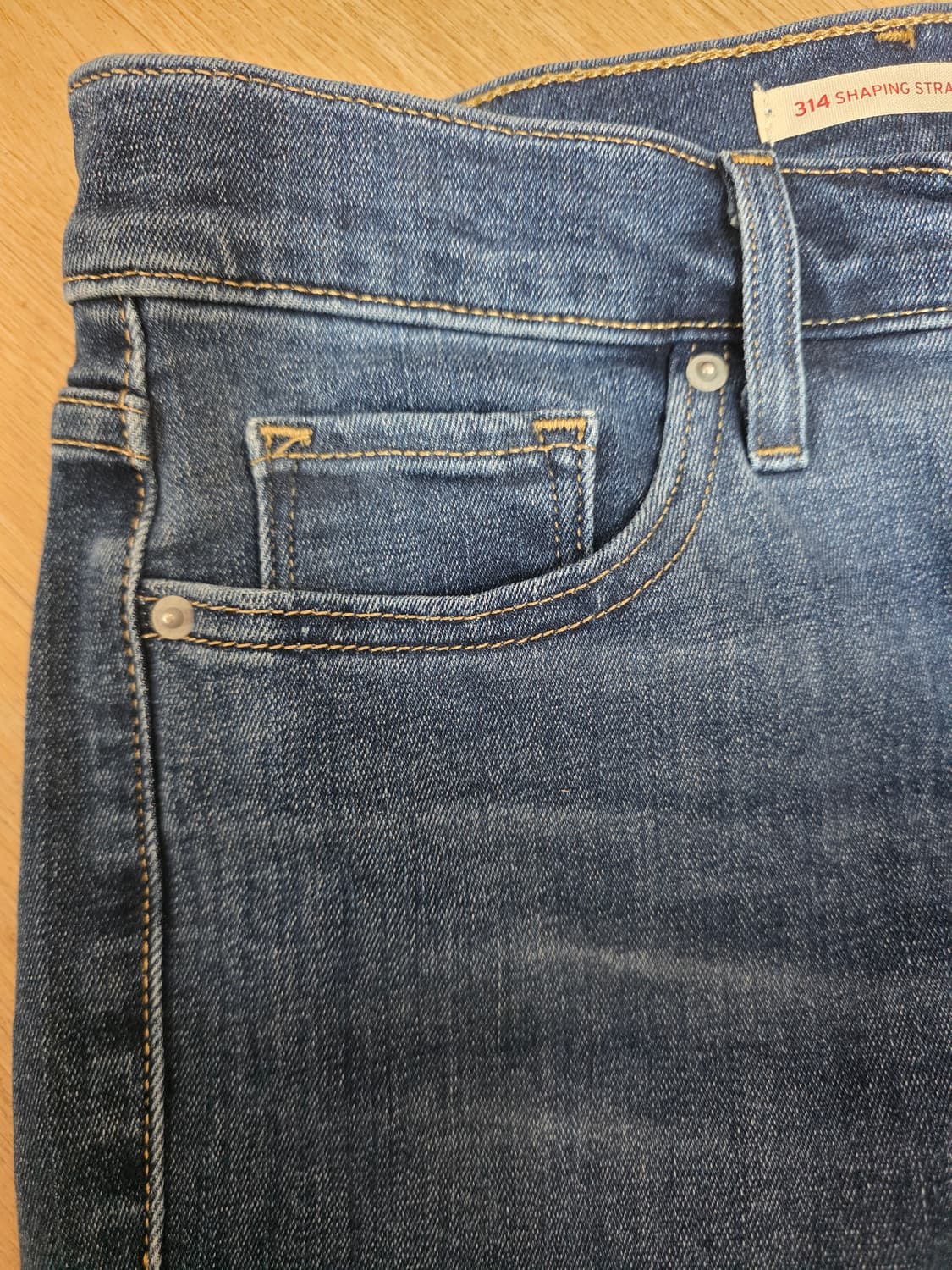 리바이스 314 슬림 스트레이트핏 데님팬츠 청바지 25 상품이미지8