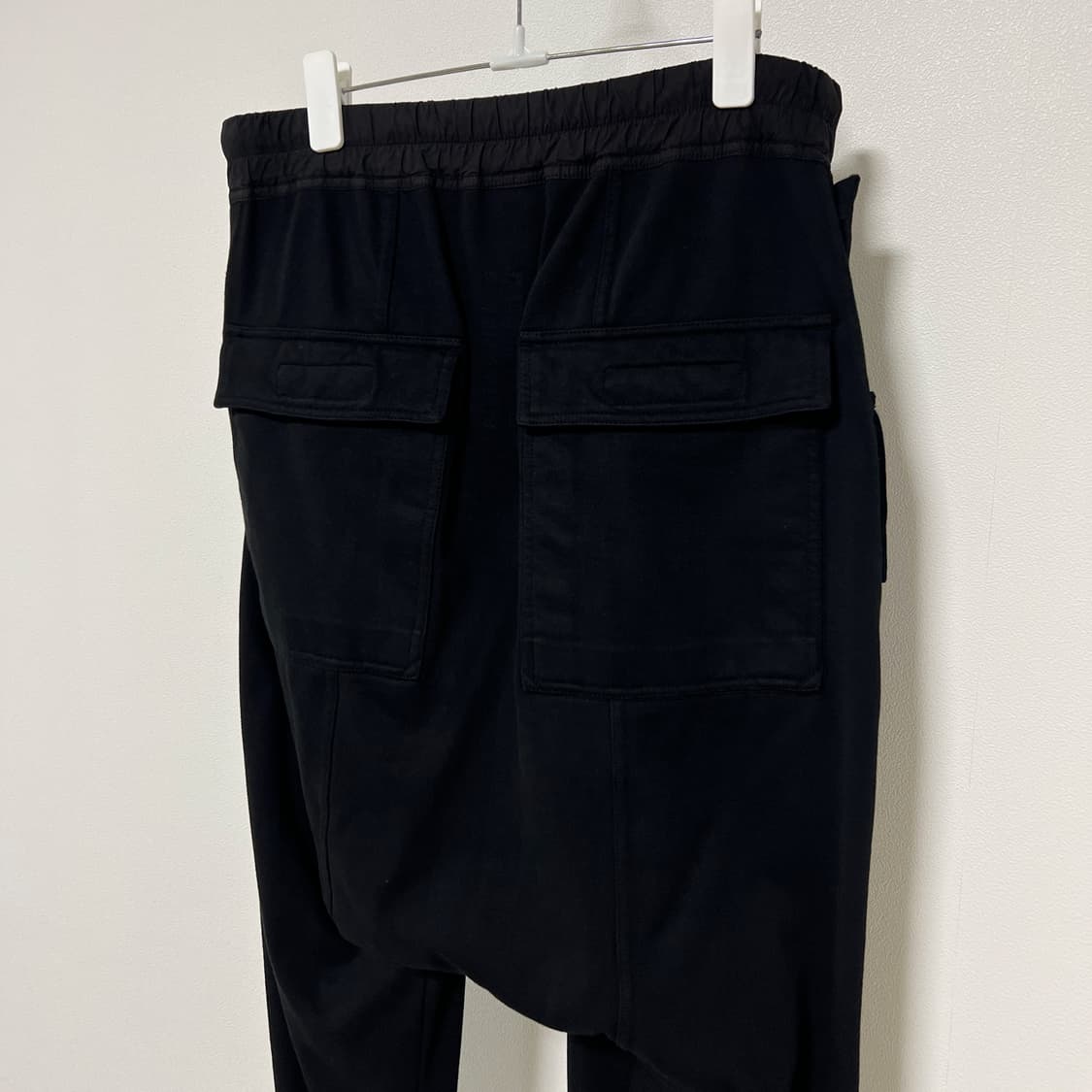 릭오웬스 18SS 다크쉐도우 멤피스 프리즈너 드로우스트링 조거 팬츠 블랙 상품이미지8