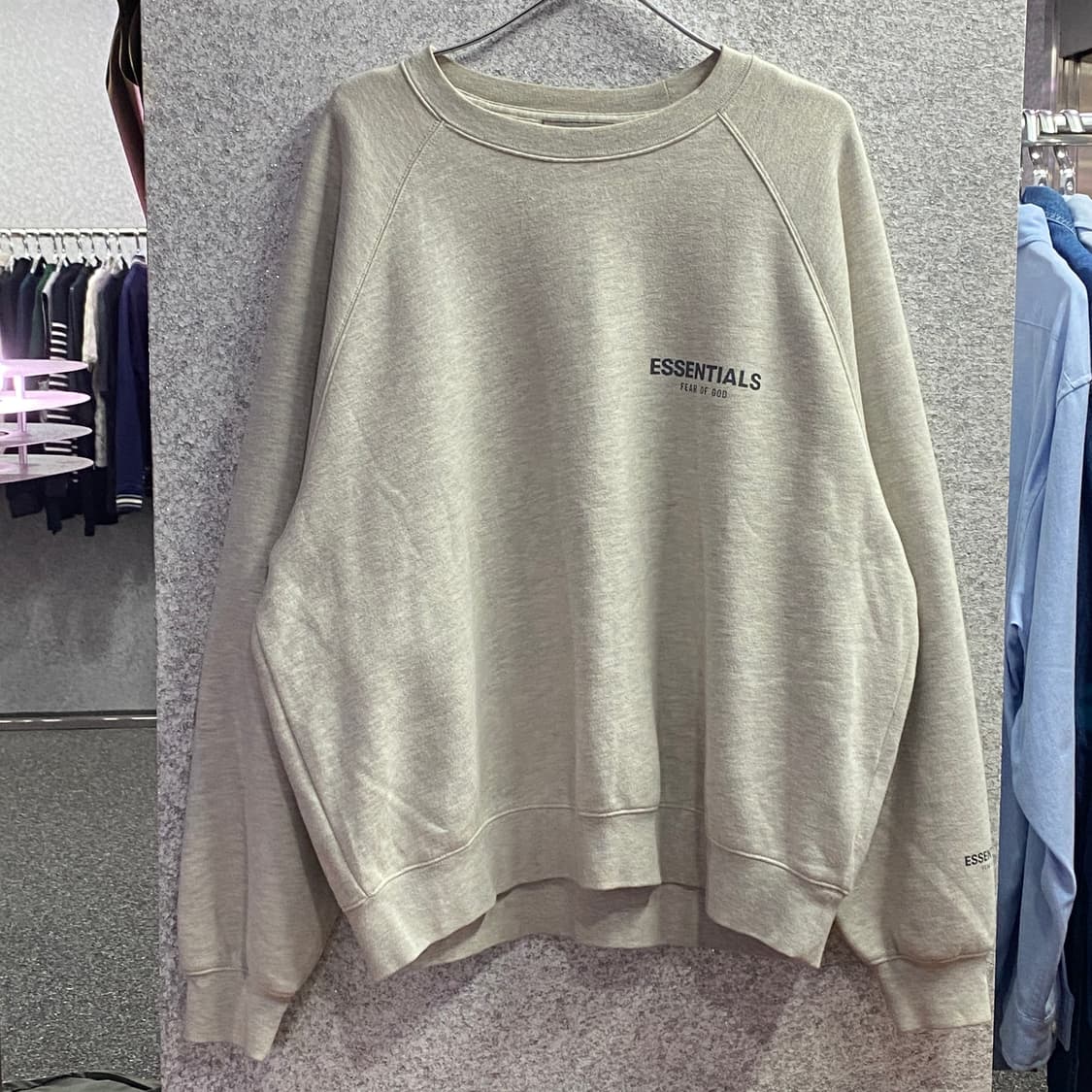 Essential Fear of God 스몰로고 멜란지스웻셔츠 B2593 상품이미지2