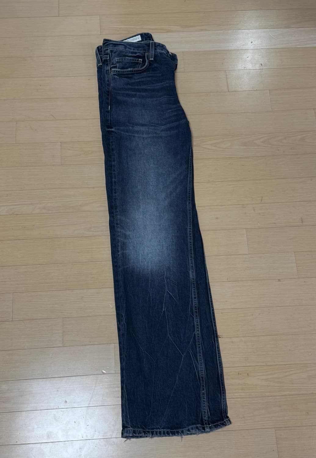 자라 ZARA JEANS TRF 와이드 레그 로우라이즈 EU38 상품이미지2