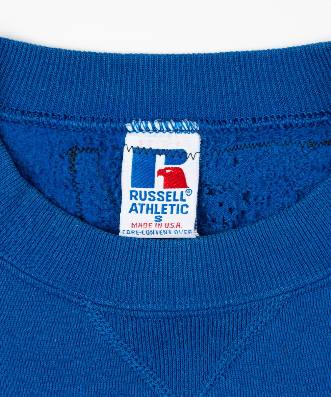 (95) 90's 러셀어슬레틱 "Christikon" V-스티치 스웻셔츠 상품이미지5