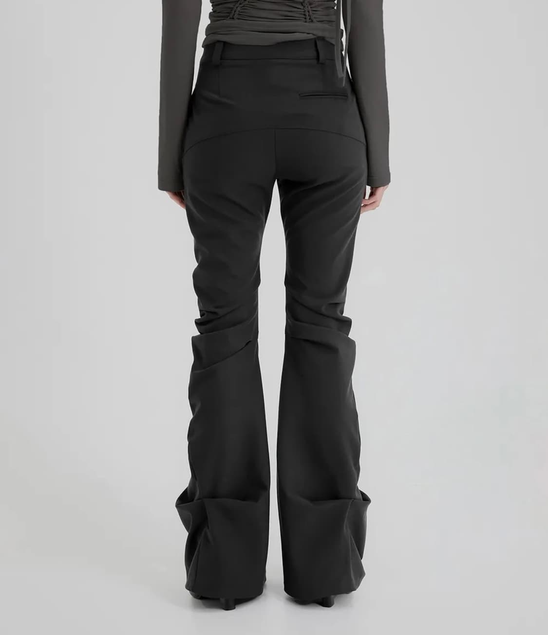 플레어업 드레이프 팬츠 Asymmetrical Drape Pants 상품이미지1
