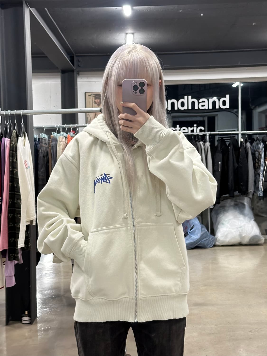 스투시 사라 후드 집업  상품이미지4