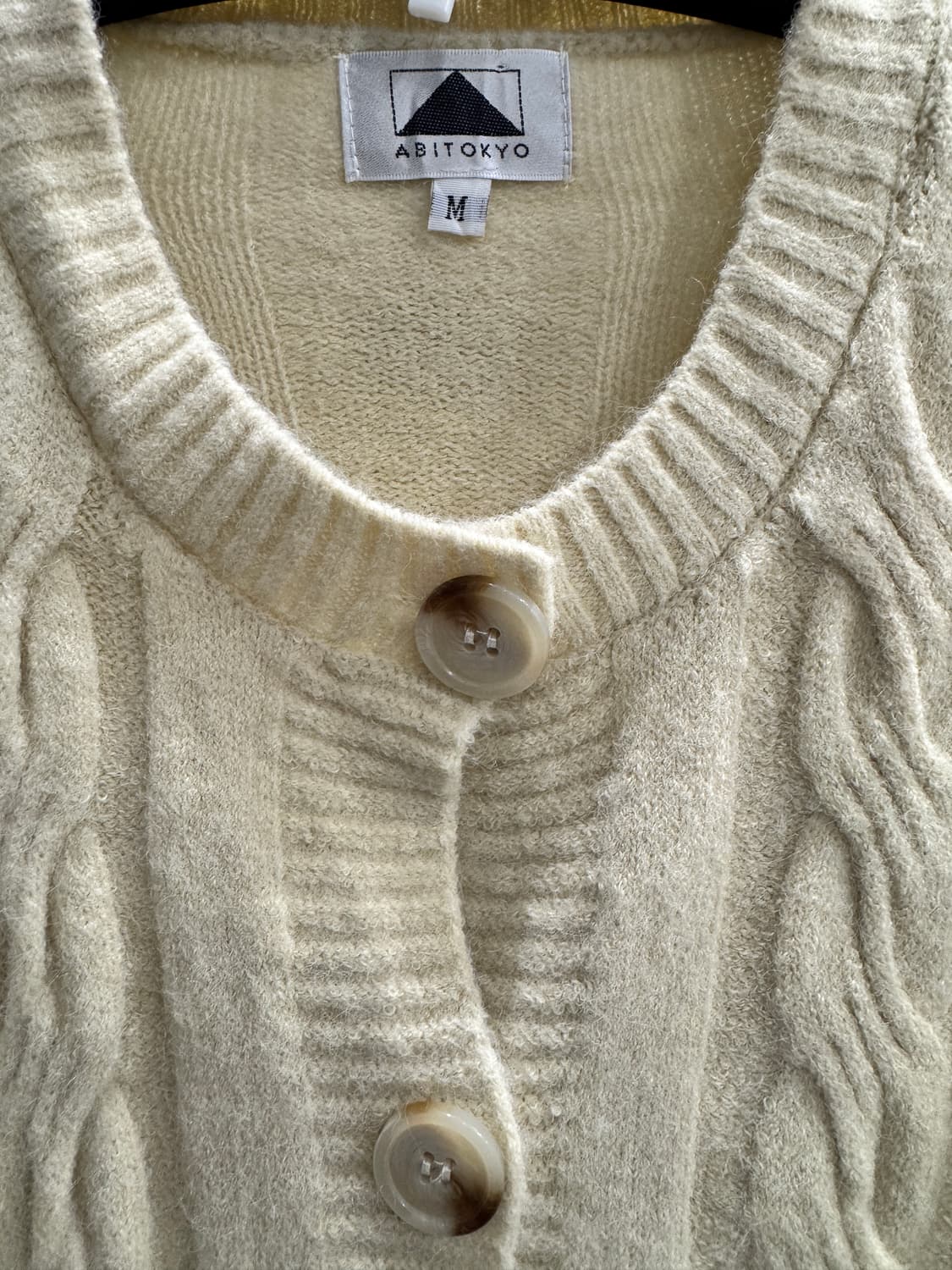 japan vintage 꽈배기 가디건 상품이미지2