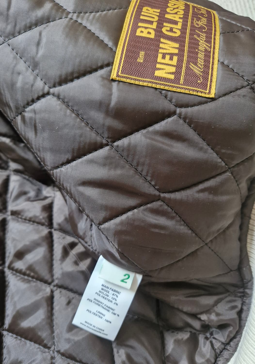 BLUR 블러 1.0 바시티자켓 상품이미지6