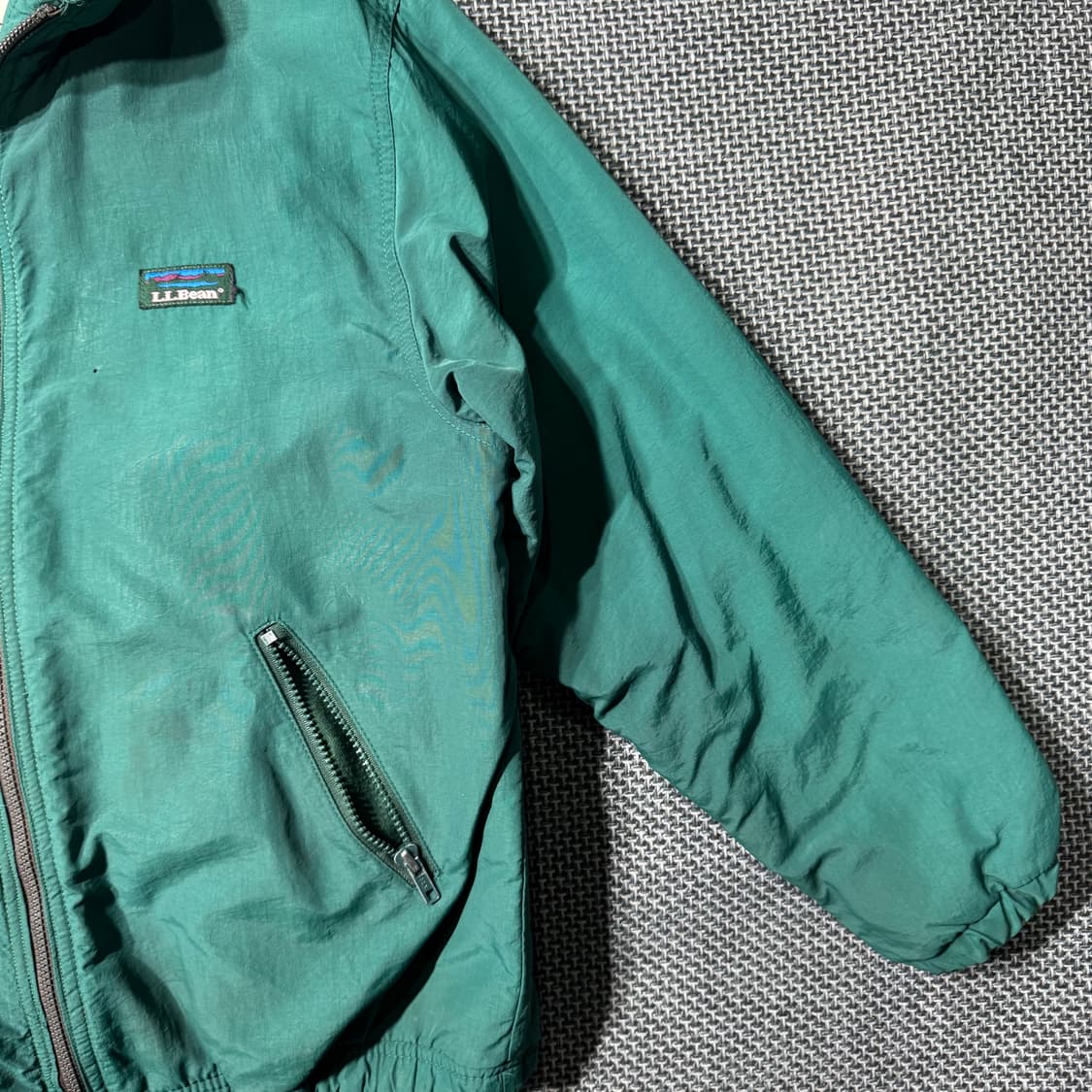 80s 엘엘빈 웜업 자켓 그린 ( 105/OLD-8283 ) 상품이미지4