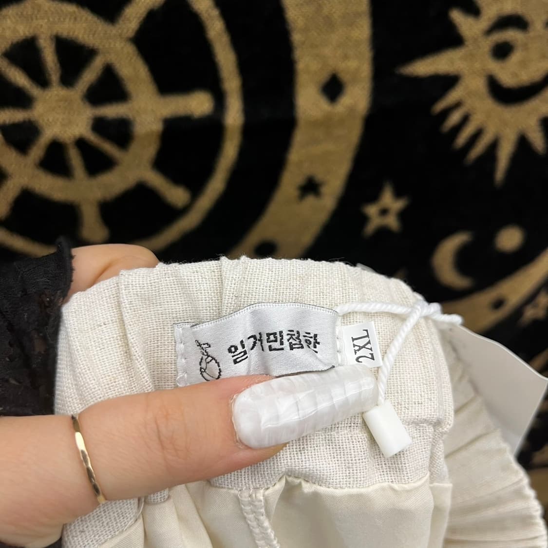 빈티지 러블리 모리 플라워 레이스 캉캉 플레어 롱스커트 K0111 상품이미지6