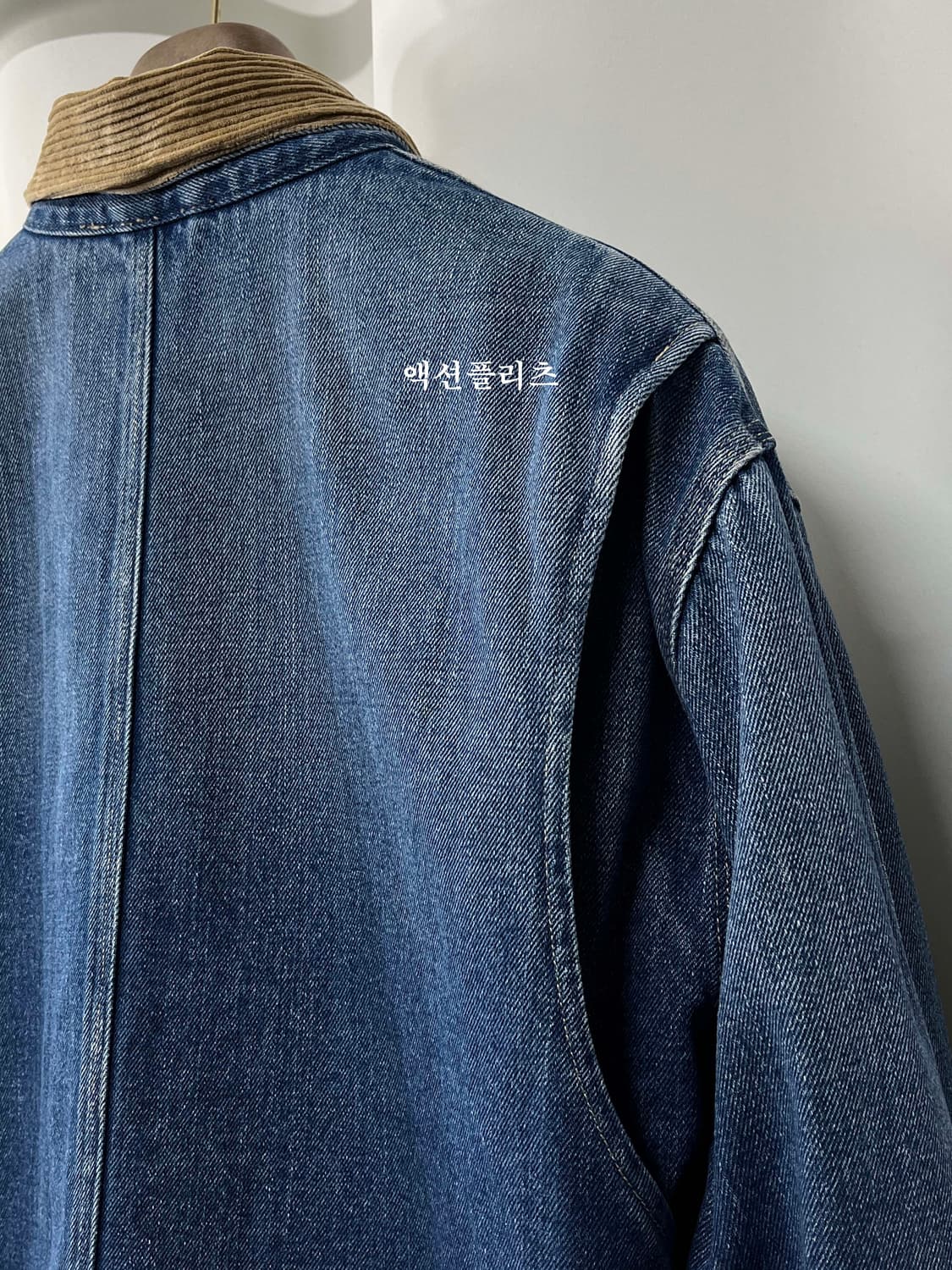 90's 폴로 랄프로렌 덩가리 버팔로 코듀로이 데님 트러커 자켓 상품이미지7