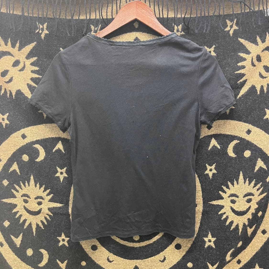 버버리 고딕 러블리 레이스 프릴 딱붙핏 반팔티 K0029 상품이미지4