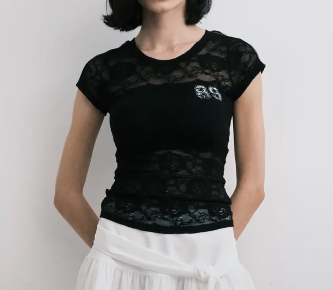 미드나잇 무브 rose st tee 상품이미지1