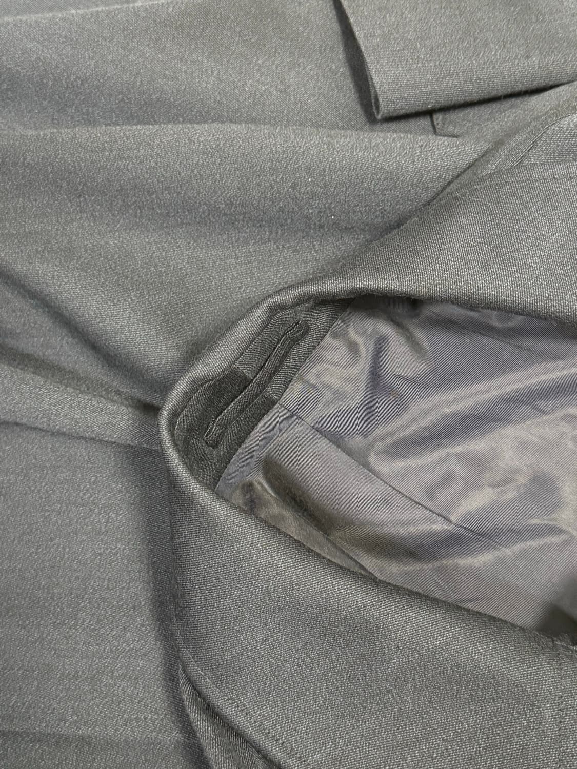 아나토미카 싱글래글런6 코버트울 코트 네이비 48사이즈 상품이미지9