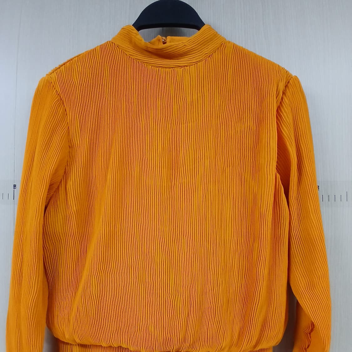 asos 주름 롱 원피스 오렌지 상품이미지2