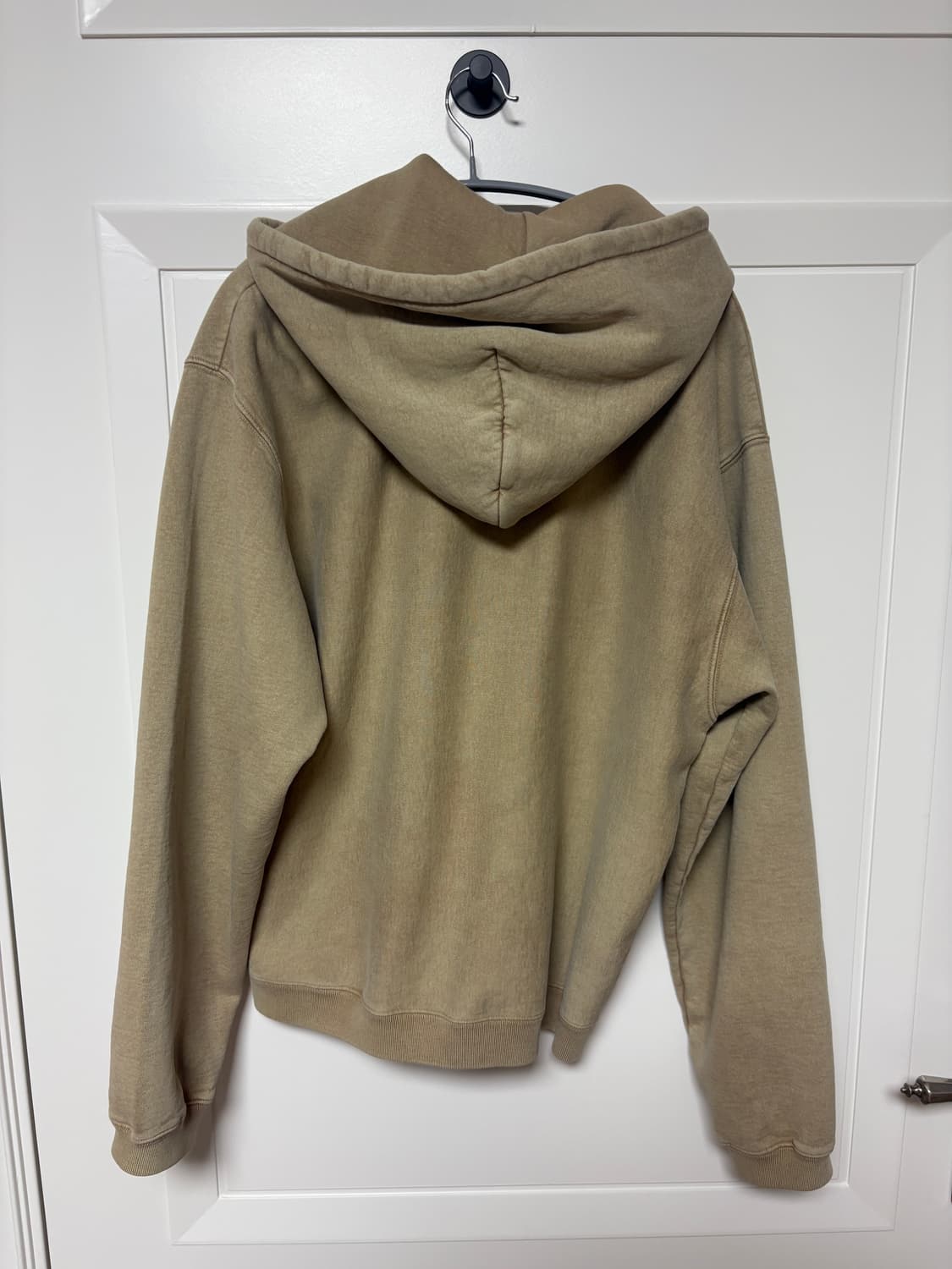 스투시 페이디드 그래픽 집 후드 워시드 베이지 상품이미지4