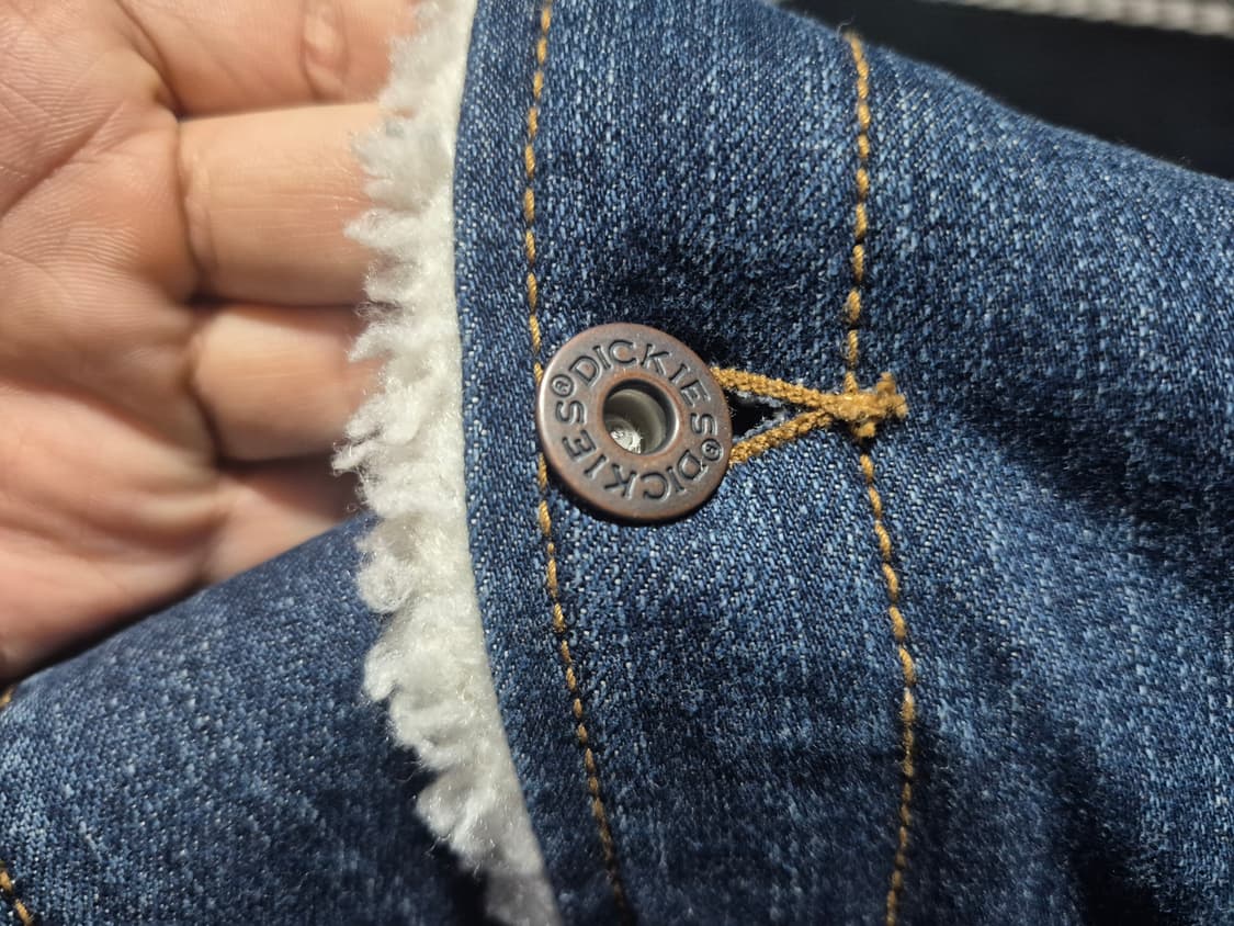 00's 디키즈 빈티지 워크 셰르파 데님 트러커 자켓 XL 상품이미지3