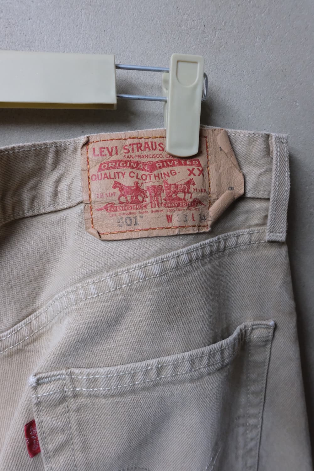 Levis 501 데님 팬츠 w33 L34 상품이미지6