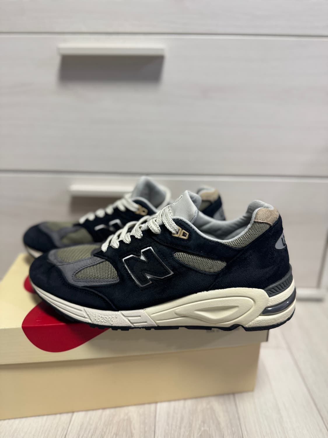 뉴발란스 990v2 메이드 인 USA 블랙 트루 카모 상품이미지3