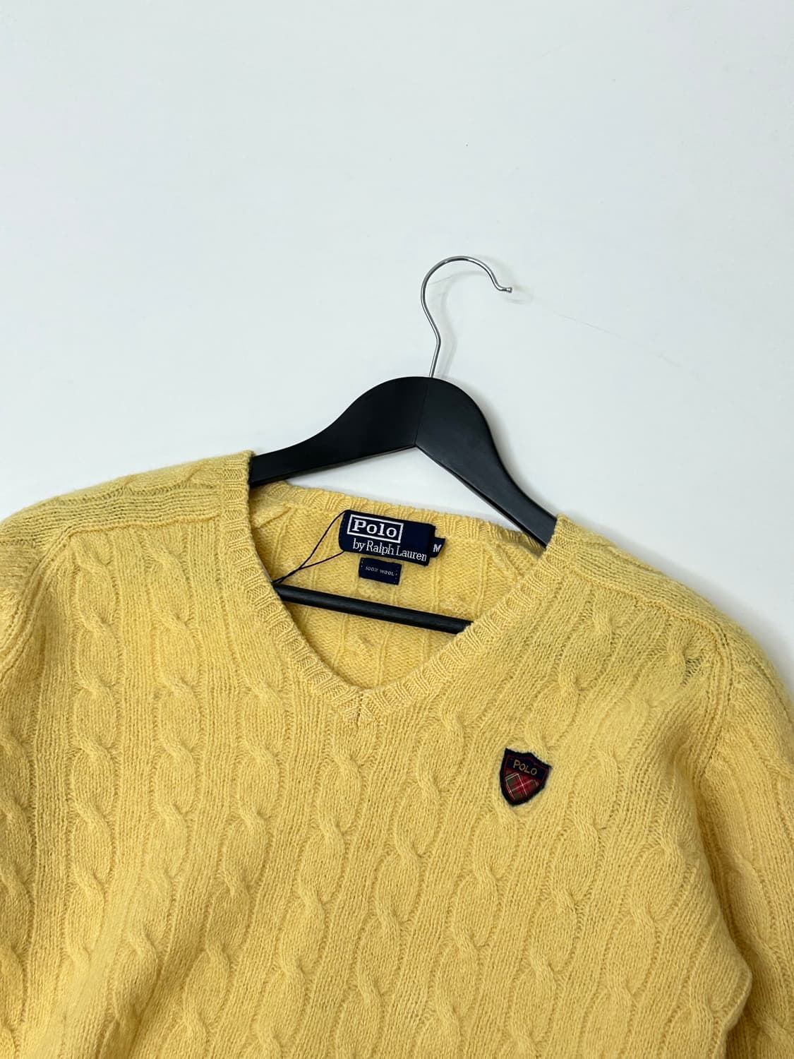 Polo 폴로 랄프로렌 케이블 니트 V넥 스웨터  상품이미지1