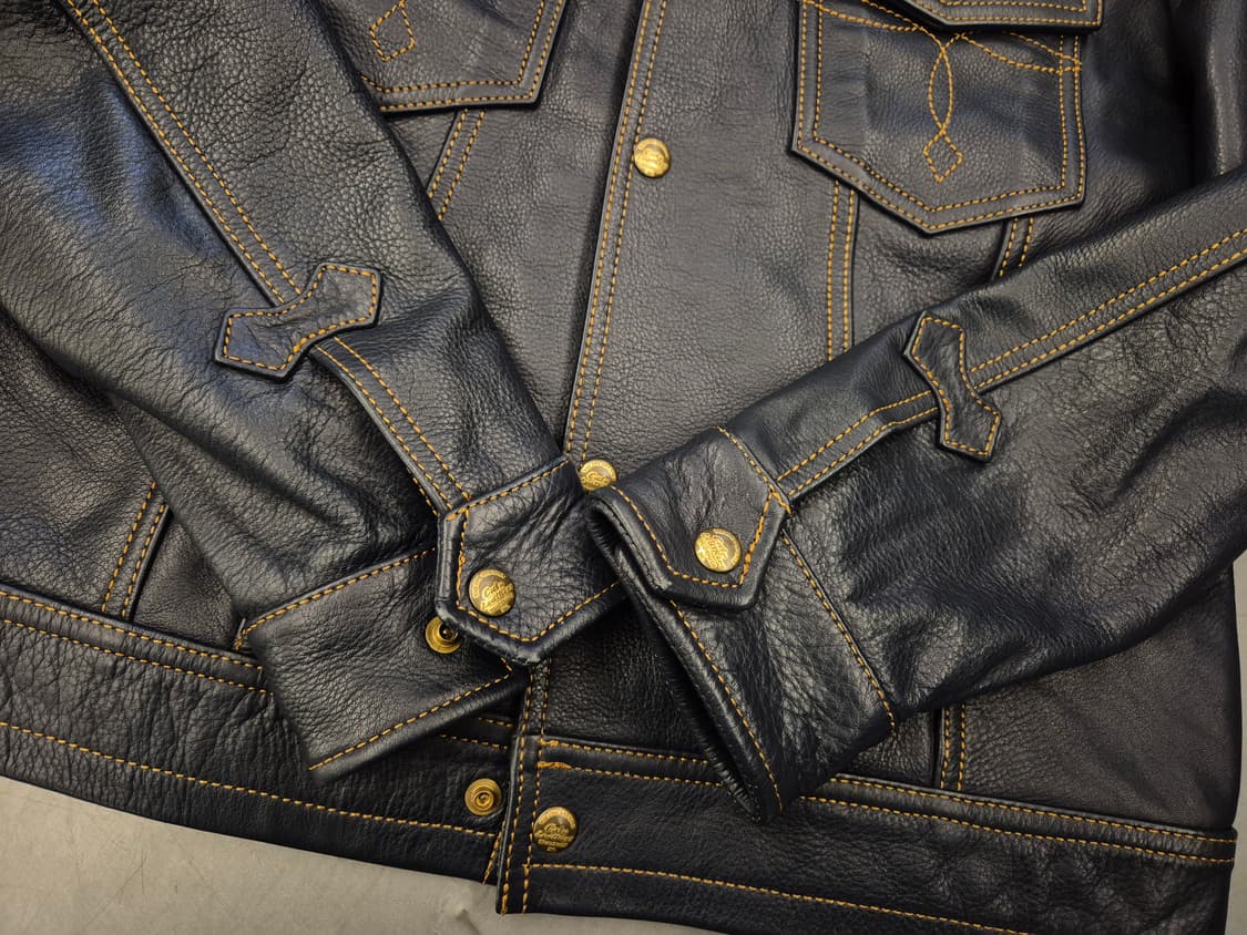 Cidu 레더 자켓 상품이미지5