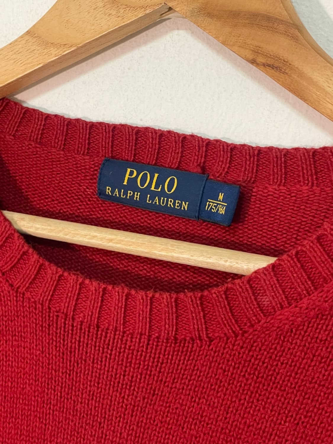 폴로 버건디 포니 니트 상품이미지5