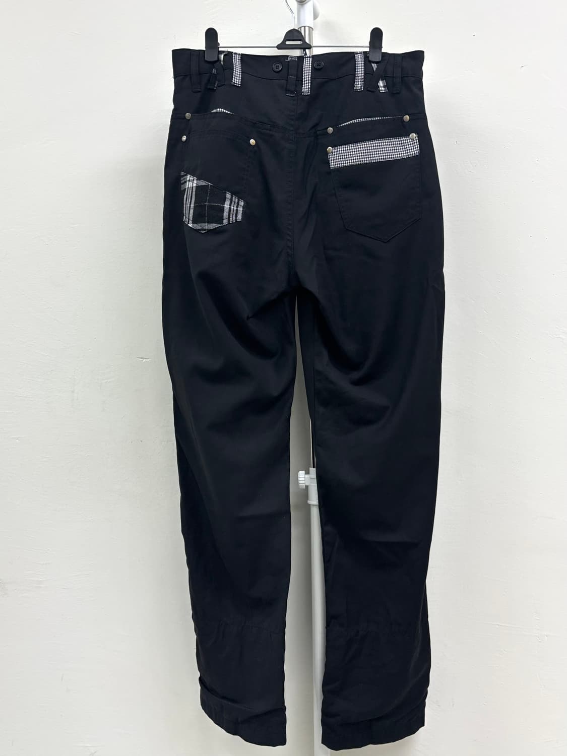 빈티지 펑크룩 락시크 블랙 로우라이즈 팬츠 상품이미지6