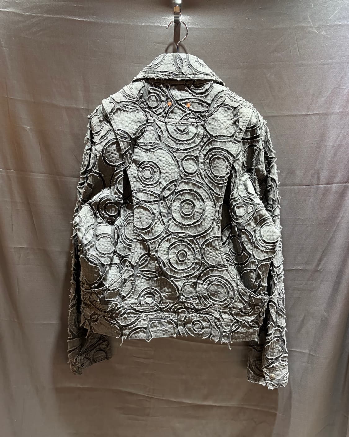 (새상품) 앤더슨벨 번아웃 다이드 집업 자켓 상품이미지4