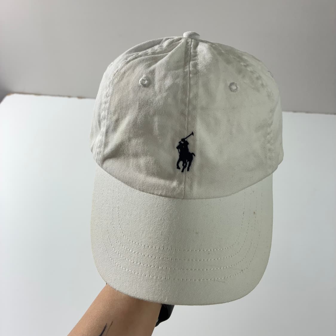 Polo  폴로 랄프로렌 아이코닉 코튼 화이트 볼캡  상품이미지1