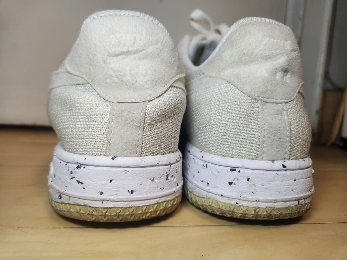 (260)나이키 에어포스 1 로우 크레이터 플라이니트 화이트 울프 그레이 상품이미지7