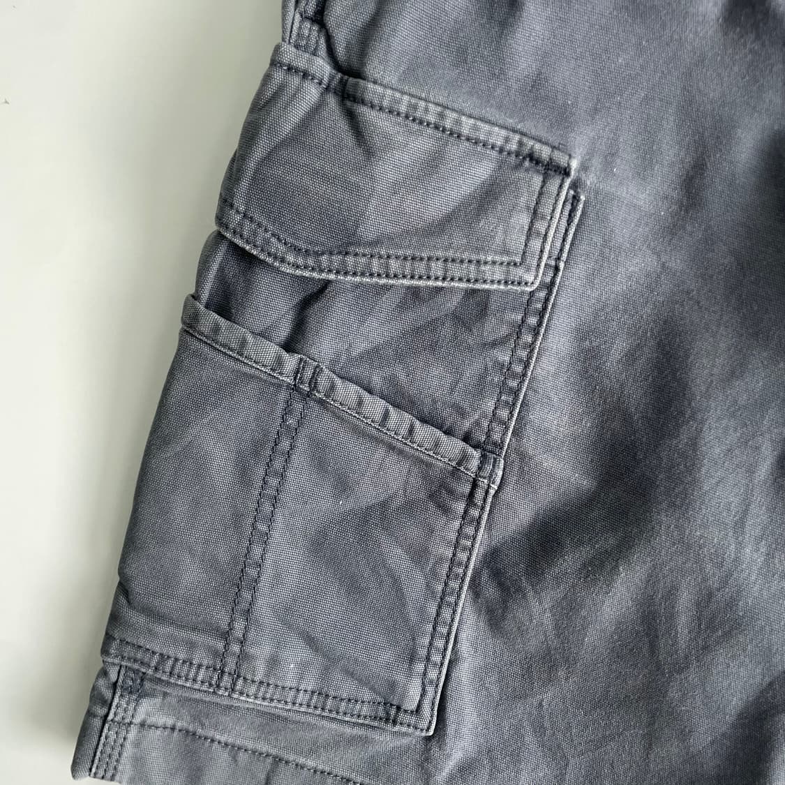 Carhatt  칼하트 워시드 그레이 워크 카고 하프팬츠 상품이미지6