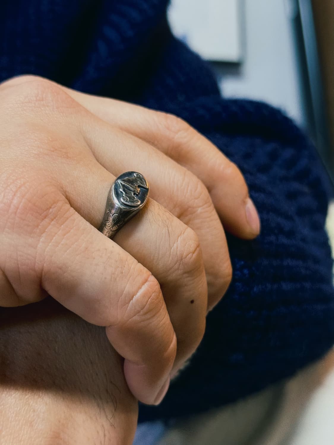 빈스가레지 x ATSA 박쥐패턴 링 상품이미지7