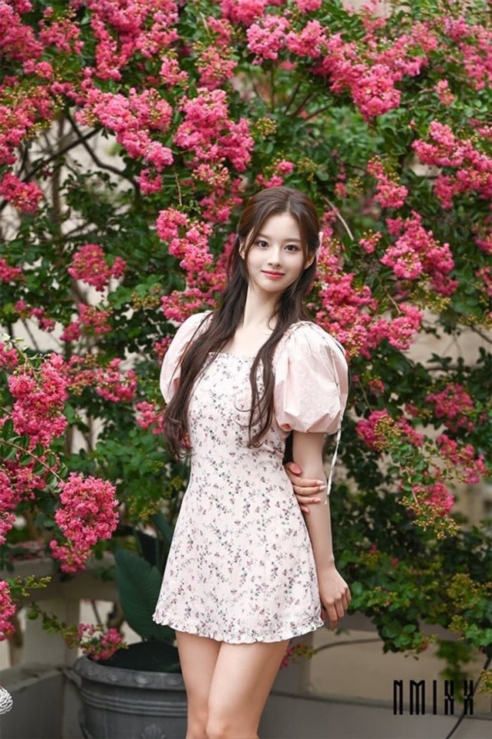 낫유어로즈 원피스 핑크 프릴 미니 드레스 S 상품이미지1