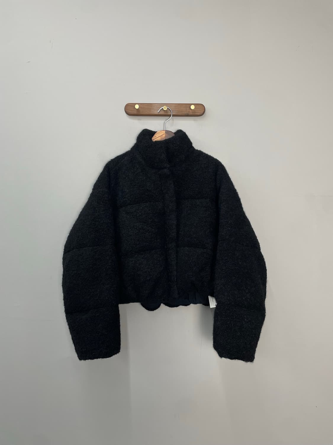 모노하 부클 알파카 크롭 푸퍼 패딩 H1538 상품이미지2