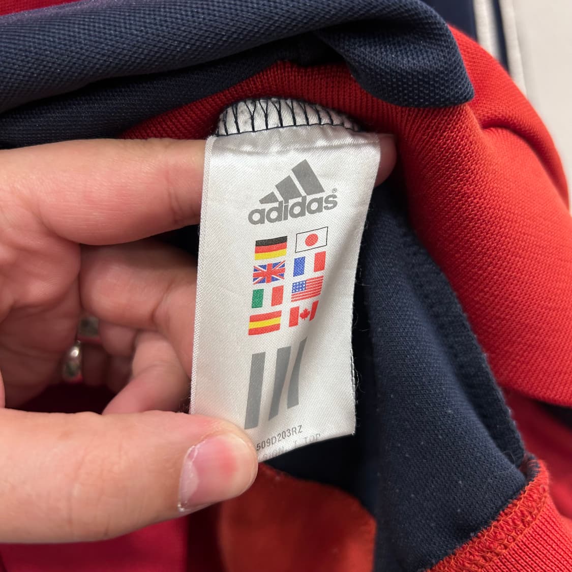 아디다스 올드스쿨 배색 래글런 트랙탑 져지 상품이미지4