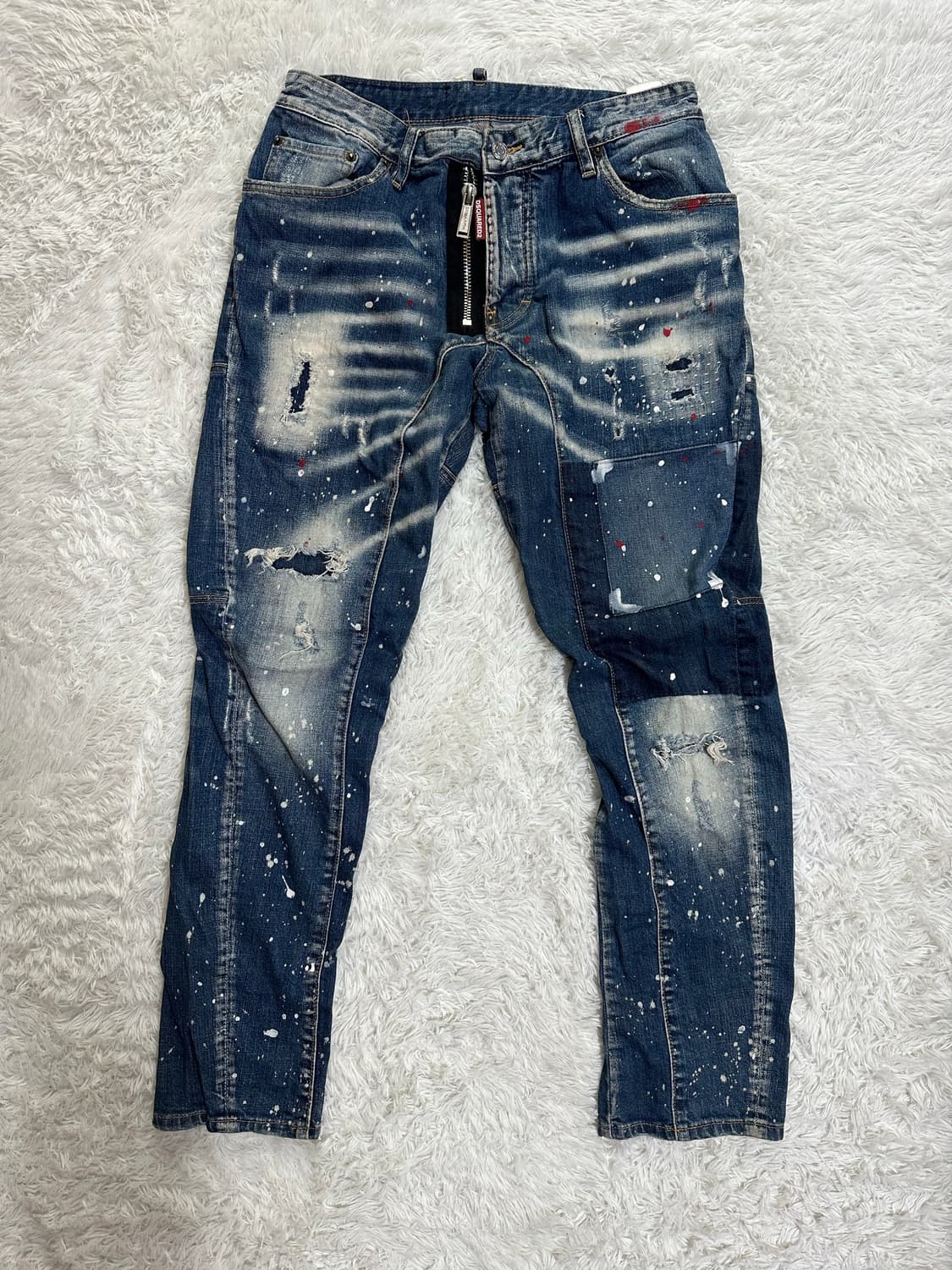 디스퀘어드2 페인팅 데미지 청바지 48 상품이미지3
