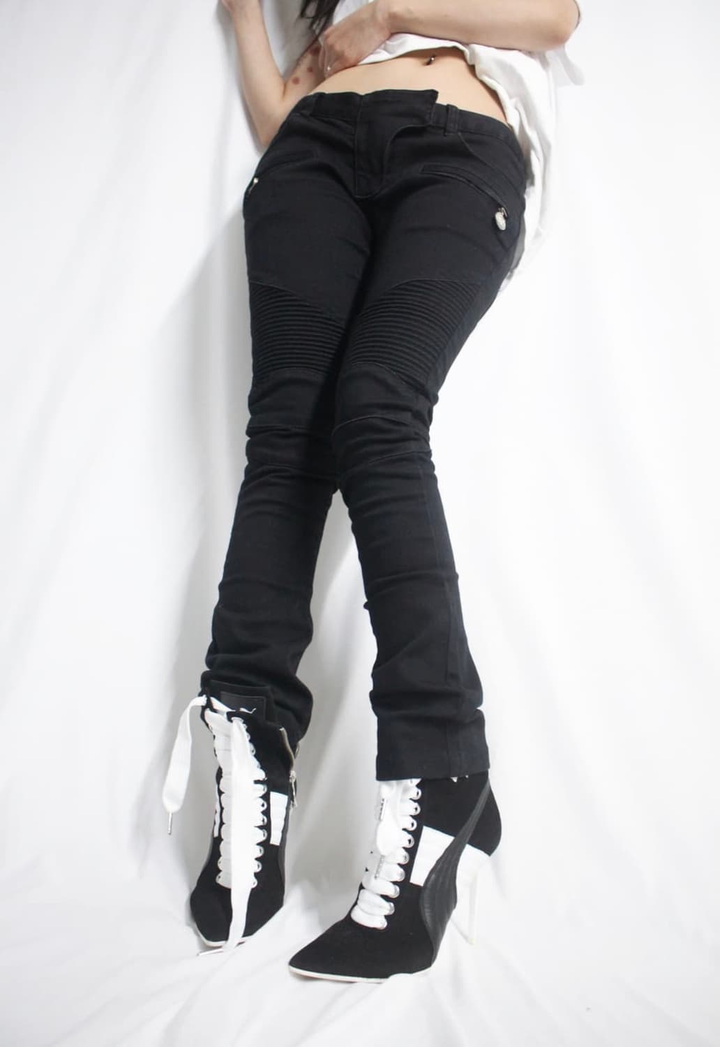 발망 biker panel slim-straight jean 상품이미지1
