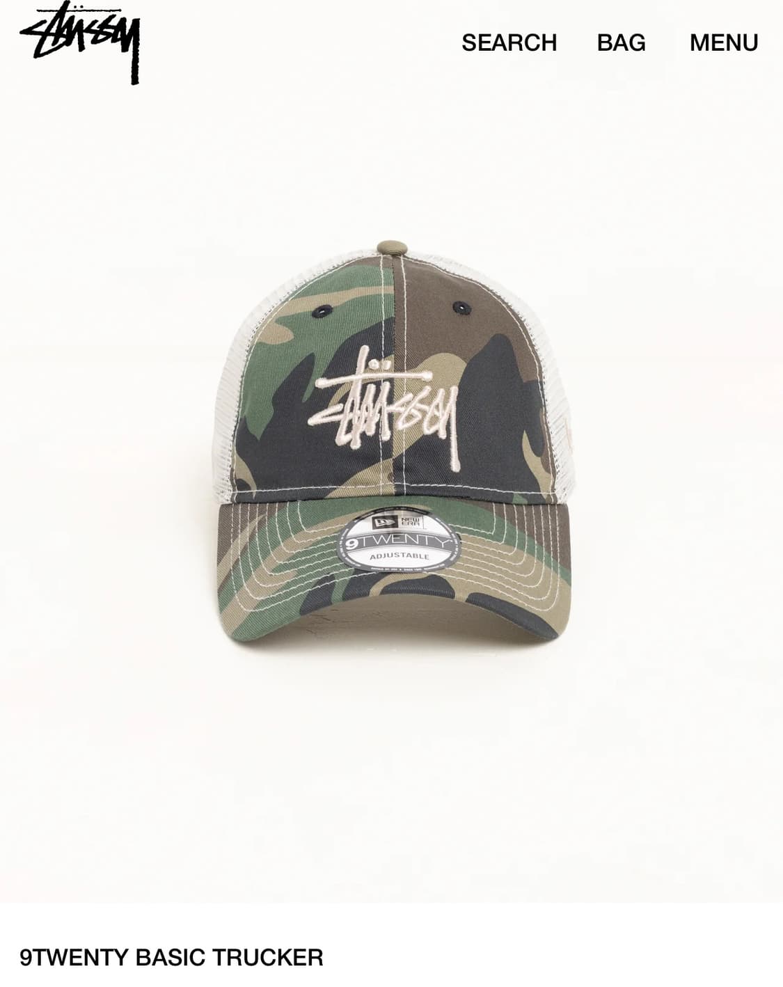 스투시 볼캡 9TWENTY BASIC TRUCKER (택포) 상품이미지1