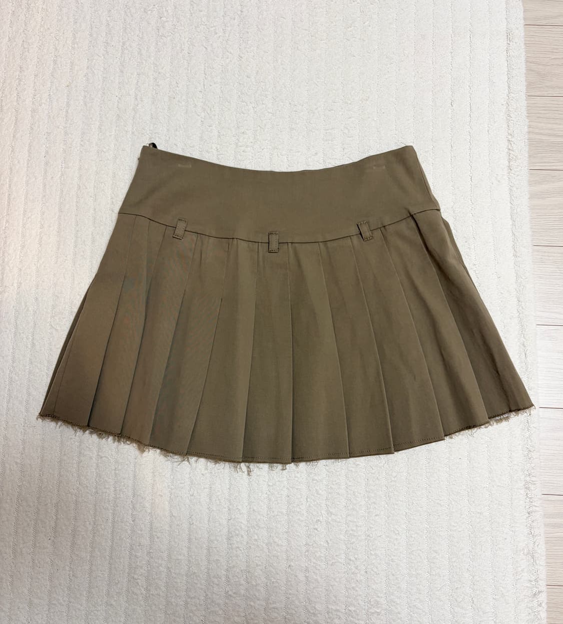 자라 로우라이즈 플리츠 스커트 상품이미지2