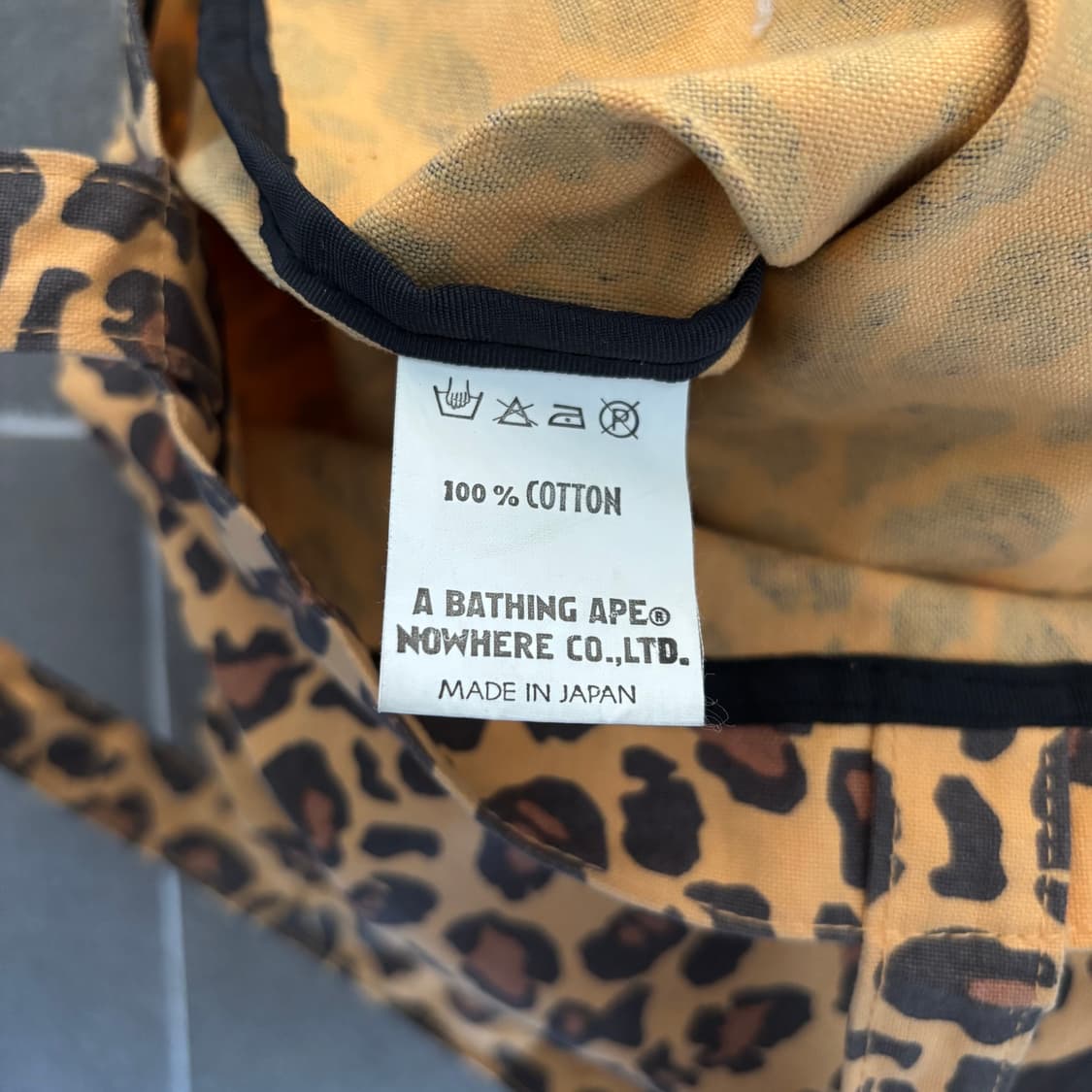 Bape leopard totebag 상품이미지5